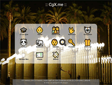 Tablet Screenshot of cgx.me